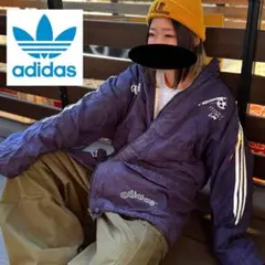 アディダス　adidas マウンテンパーカー　ベンチコート　ジャケット　古着