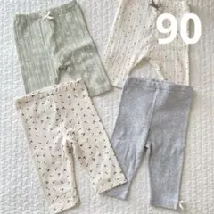 プティマイン ベビー レギンス 90