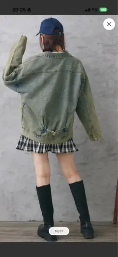 オーバーサイズデニムジャケット