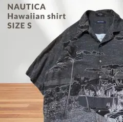 NAUTICA アロハシャツ 半袖 総柄 Sサイズのサムネイル