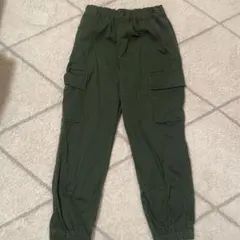 UNIQLO カーゴパンツ 140サイズ オリーブ