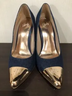 rady 先金ポインテッドトゥデニムパンプスのサムネイル