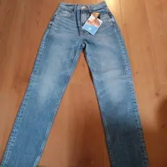 MOUSSY ライトブルー ストレートデニム 新品タグ付き
