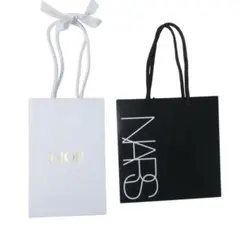 未使用 DIOR NARS ショップ袋セット ２枚セット 小さめ ミニ紙袋