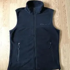 コロンビア　フリースベスト　黒