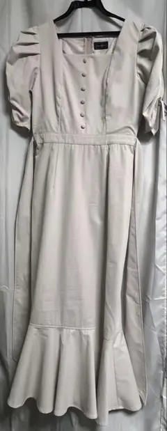 evelyn ピンクベージュマーメイドワンピース