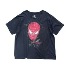 7TSM3【DISNEYSTONE】スパイダーマン　プリントTシャツ古着usedのサムネイル