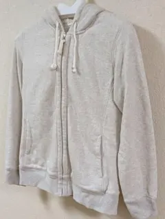 UNIQLO レディース ベージュ フード付きパーカー M