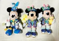 ディズニーリゾート　イースター　うさぴよ　うさたま　ミッキー　ぬいぐるみバッチ