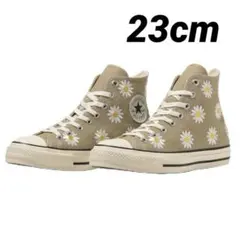 特価★コンバース オールスター ハイカット 花柄 おしゃれ ベージュ 23cm