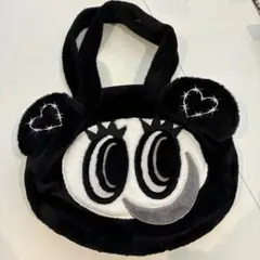 【美品】エンジェルブルー　モノトーンナカムラくんフェイスバッグ