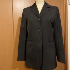 コムサイズム　ジャケット　11号　濃いめのグレー 3つボタン