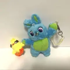 トイストーリー　ダッキー&バニー　ぬいぐるみ　キーホルダー