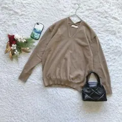 ✨未使用✨ ニコアンド ニット セーター 長袖 Vネック M シンプル 着回し