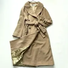 【大きいサイズ】マックスマーラ マレーラ　アンゴラ混 ベルト付きロングコート