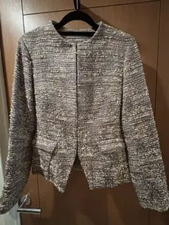 Theory luxe セオリーリュクス　ノーカラーツイードジャケット　36