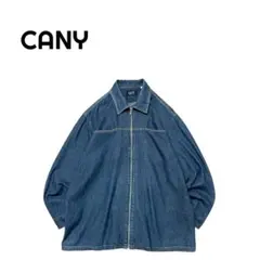 Vintage 90s ジップアップ デニムシャツ デニムジャケット【美品】