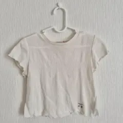 petit main フリル袖 Tシャツ 80