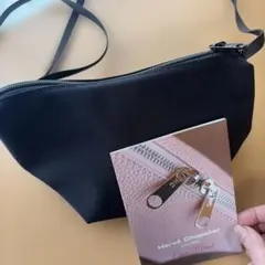 Hervé Chapelier ブラックショルダーバッグ2885Nのサムネイル