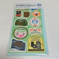 トラベラーズノート カスタマイズシール 2026ダイアリー用