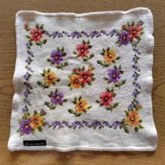 Bonne Chenille 花柄タオルハンカチ