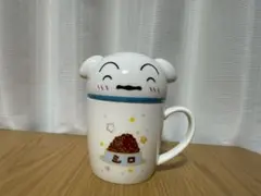 クレヨンしんちゃん　 シロのフタ付きマグカップ