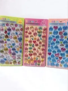 お値下げ⭐️しずくちゃんボンボンドロップシール３枚セット