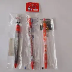 ハローキティ　ボールペン2001年製　3点セット レア