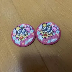 ナルミヤキャラクターズ　刺繍缶バッジ　エンジェルブルー　ハナちゃん