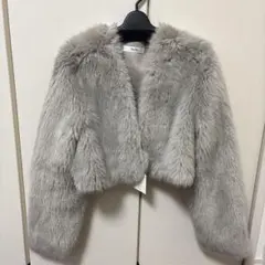 ヤマダヤ　rire fete ショート丈　ファー　ジャケット　アウター