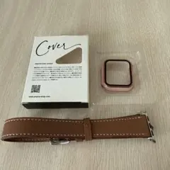Apple Watch用レザー バンドとカバーセットオマケつき。