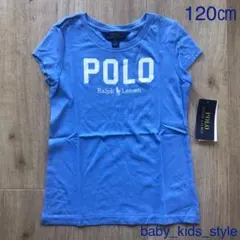ラルフローレン　ガールズ　キッズ　子供服　polo Tシャツ　ブルー　120