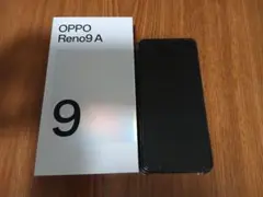 【値下げ】OPPO Reno9 A 本体　箱 ，クリアケース付き