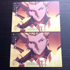 Fate/Zero マチアソビ グルメハント ポストカード ギルガメッシュ