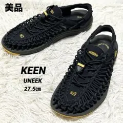 ✨美品✨KEEN UNEEKキーン ユニークサンダルブラック×イエロー27.5 