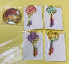 あんスタ クリアキーチャーム 5周年 缶バッジ 一彩 白鳥藍良 巽 礼瀬マヨイ
