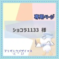 ショコラ1133＊1月1日〜4日発送不可様 リクエスト 4点 まとめ商品