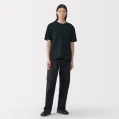 MUJI Labo 昔ながらの製法で編み立てた天竺クルーネック半袖Ｔシャツ S