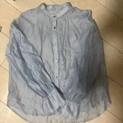 NOLLEY'S バンドカラーシャツ ライトブルー 38のサムネイル