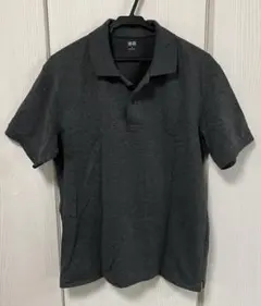 ユニクロ UNIQLO ドライカノコポロシャツ グレー Mサイズ