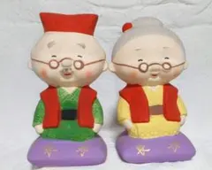 長寿人形 2体セット 還暦祝い 敬老の日