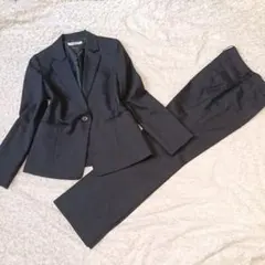 ナチュラルビューティーベーシック セットアップ パンツ スーツ ストライプ