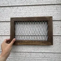 46番 今だけ特別価格！！ビカクシダ エキスパンドメタル 額縁 木枠