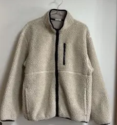 GU【ジーユー】シープボアフリースジャケット　ベージュ　アウター