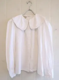 【美品】used ビックフリル衿ブラウスのサムネイル