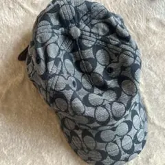 グレー パターン入り ベースボールキャップ