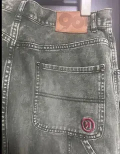 D*g様 9090 オリーブ グリーン ワイドパンツ ダブルニー　バギーパンツ