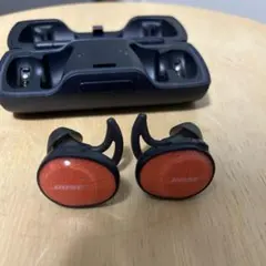 【ジャンク　左断線】Bose ワイヤレスイヤホン オレンジ