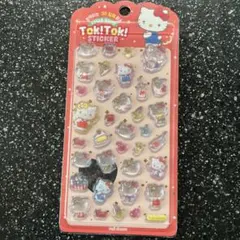 韓国限定 toktok sticker キティ ボンボンドロップシール
