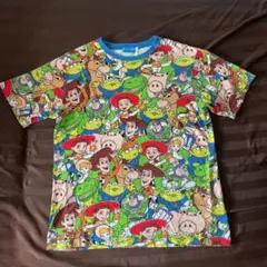 東京ディズニーリゾート トイ・ストーリー 総柄Tシャツ L